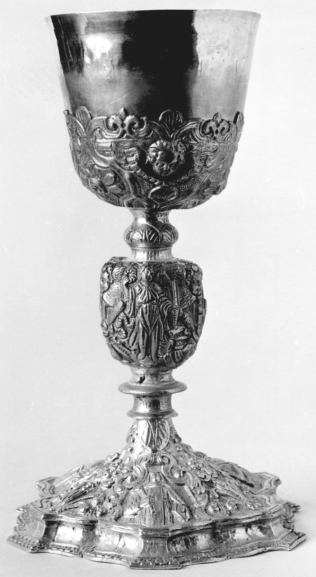 calice, opera isolata - bottega lombardo-piemontese (sec. XVII)