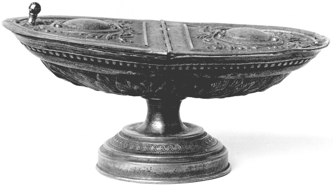 navicella portaincenso, opera isolata - bottega lombardo-piemontese (prima metà sec. XIX)