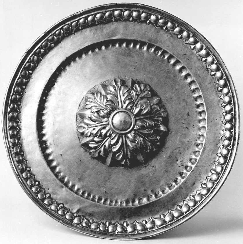 piatto per elemosine, opera isolata - bottega della Valsesia (sec. XIX)