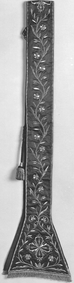 stola, opera isolata - manifattura lombardo-piemontese (fine/inizio secc. XIX/ XX)