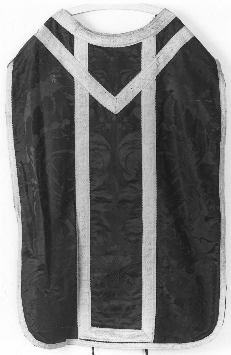 paramento liturgico, insieme - manifattura lombarda (fine/inizio secc. XIX/ XX)