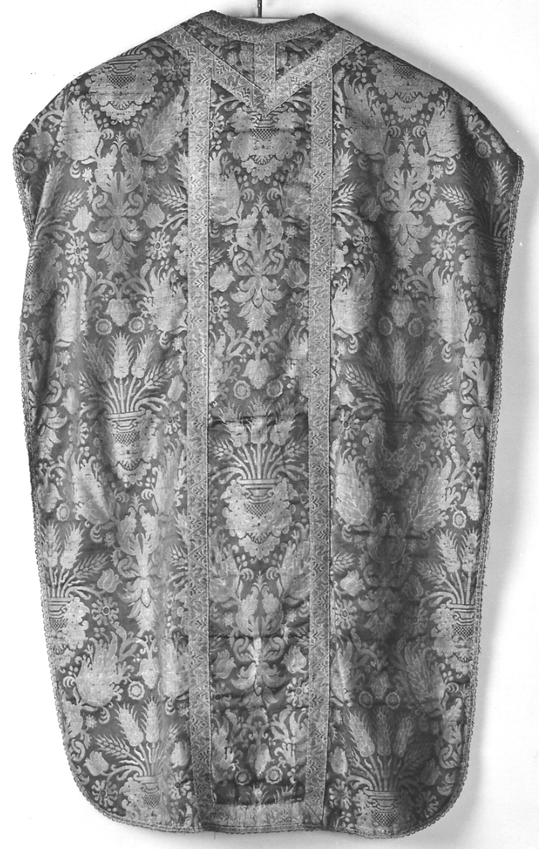 paramento liturgico, insieme - manifattura lombardo-piemontese (seconda metà sec. XIX)