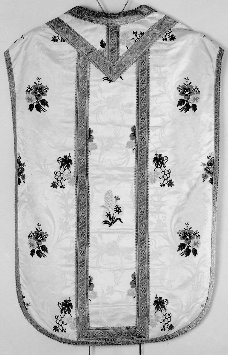 paramento liturgico, insieme - manifattura lombardo-piemontese (fine/inizio secc. XIX/ XX)