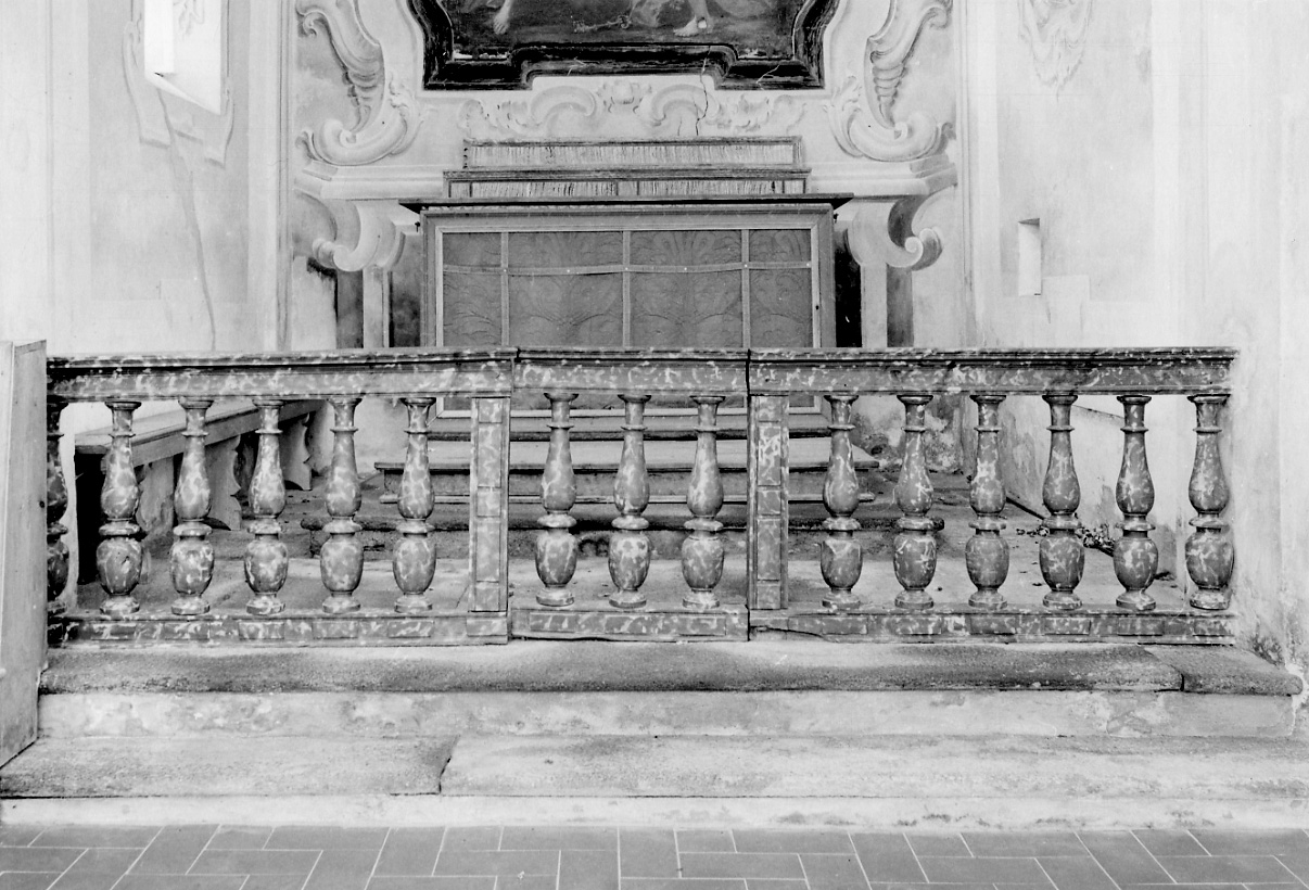 balaustrata, opera isolata - bottega della Valsesia (sec. XVIII)