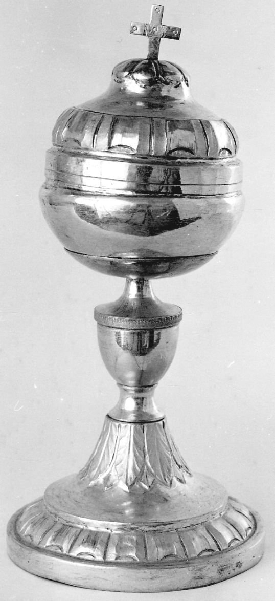 pisside, opera isolata - bottega lombardo-piemontese (prima metà sec. XIX)