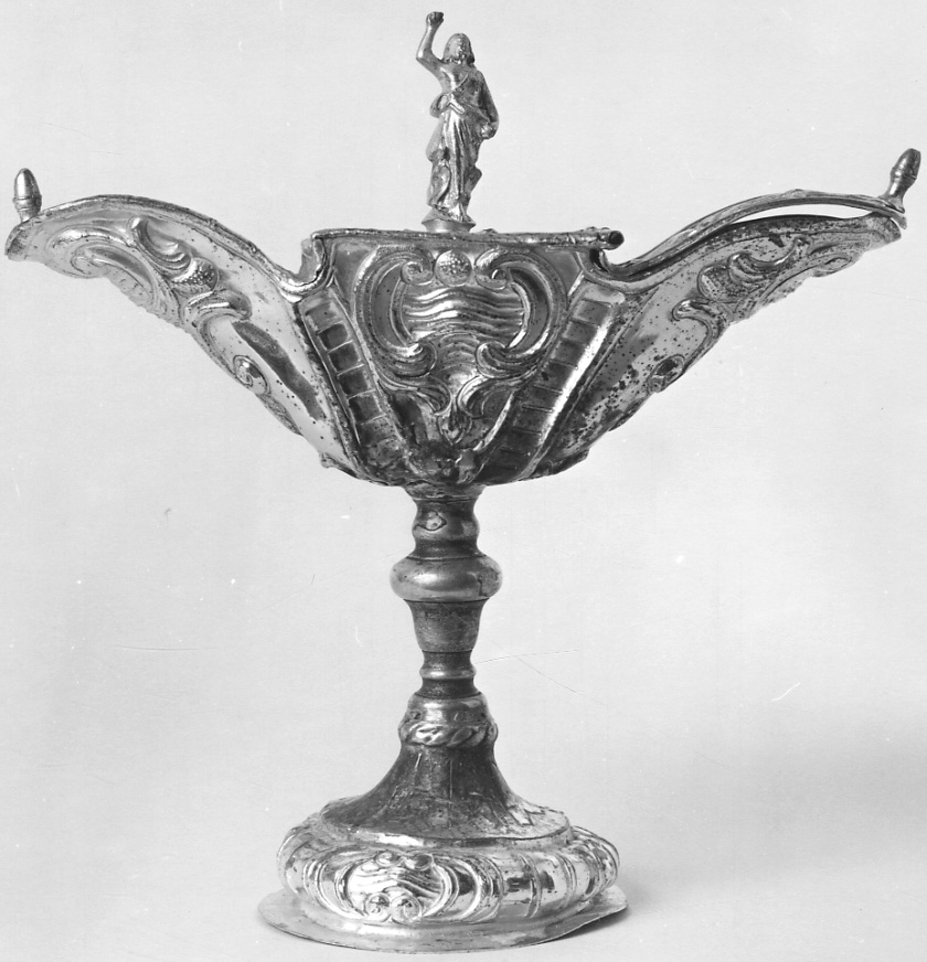navicella portaincenso, opera isolata - bottega lombardo-piemontese (seconda metà sec. XVIII)