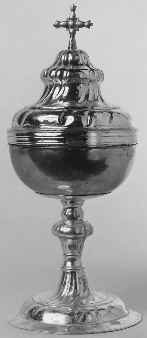 pisside, opera isolata - bottega lombarda (sec. XVIII)