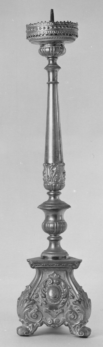 candeliere, serie - bottega lombardo-piemontese (seconda metà sec. XIX)