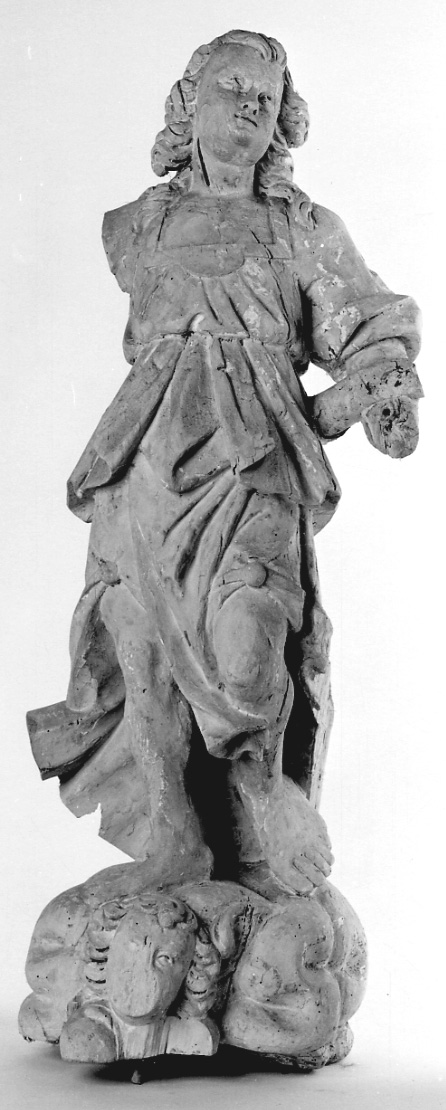 angelo (statua, opera isolata) - ambito della Valsesia (sec. XVII)