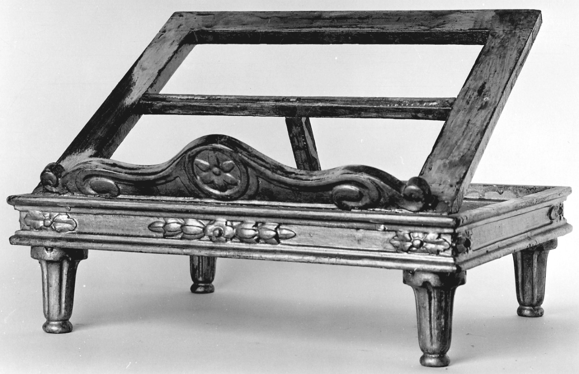 leggio d'altare, opera isolata - bottega della Valsesia (fine/inizio secc. XVIII/ XIX)