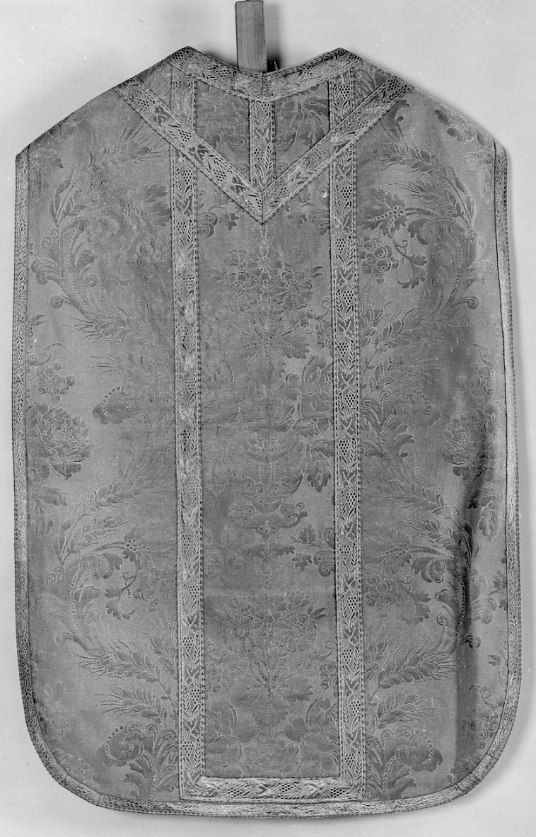 paramento liturgico, insieme - manifattura lombardo-piemontese (fine/inizio secc. XIX/ XX)