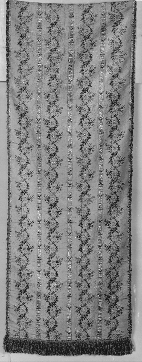 velo omerale, opera isolata - manifattura lombardo-piemontese (prima metà sec. XIX)