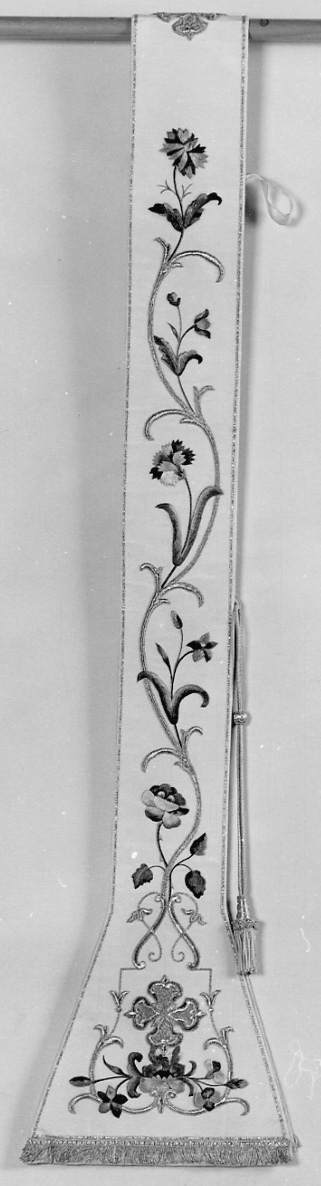 stola, opera isolata - manifattura lombardo-piemontese (fine sec. XIX)