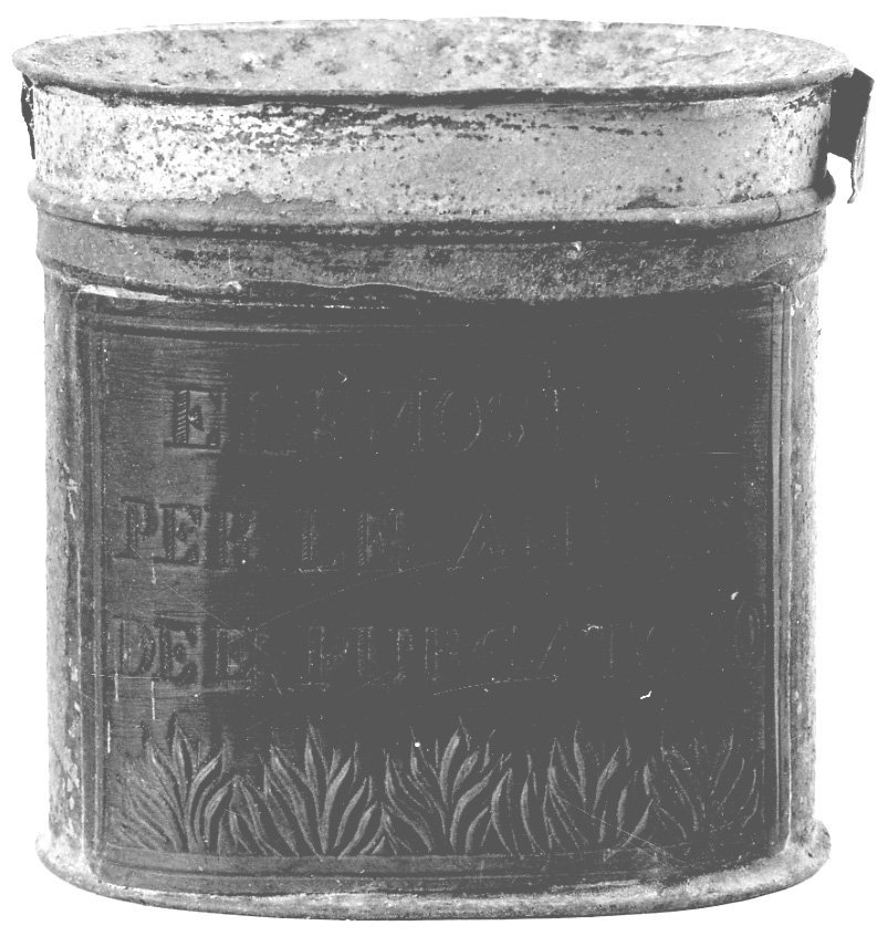 bussolotto per elemosine, opera isolata - bottega della Valsesia (sec. XIX)