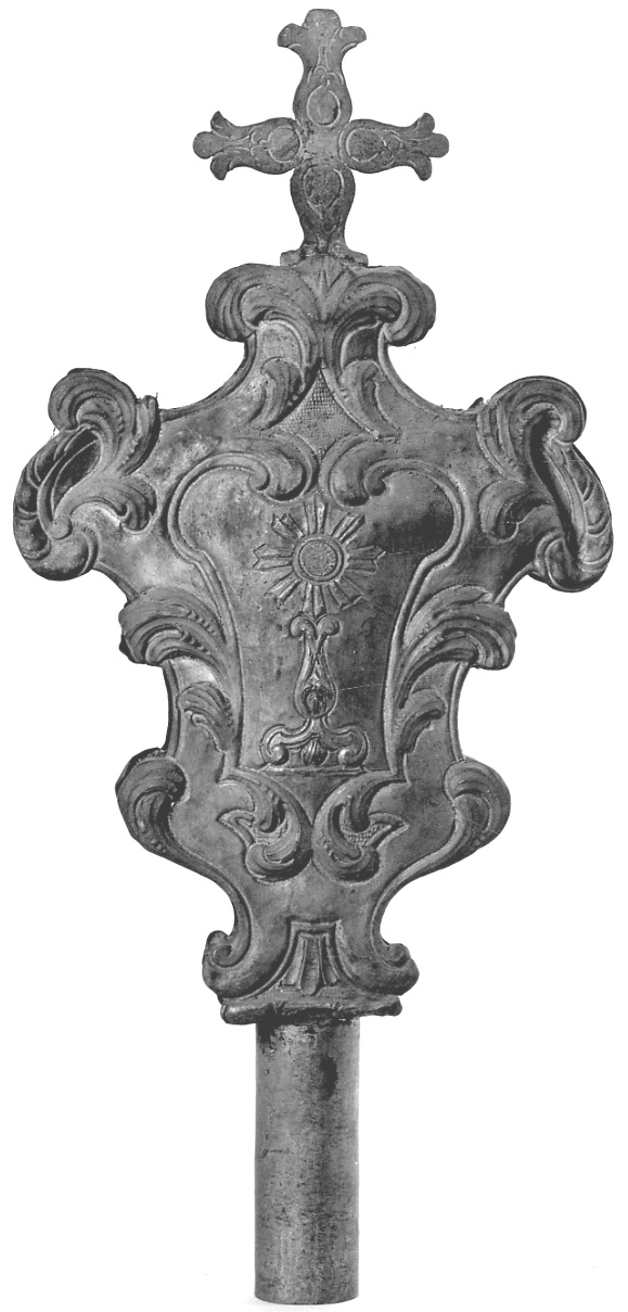 emblema di confraternita, opera isolata - bottega lombardo-piemontese (seconda metà sec. XVIII)