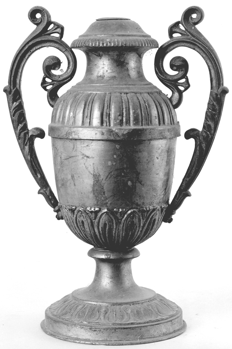 vaso d'altare per composizione floreale, serie - bottega lombardo-piemontese (seconda metà sec. XIX)