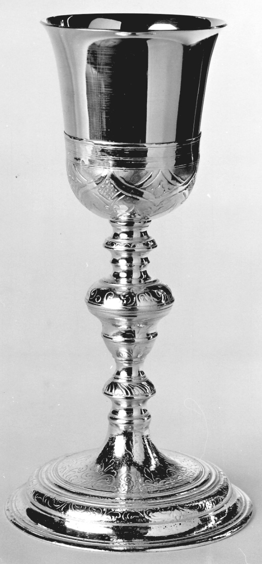 calice, opera isolata - bottega lombardo-piemontese (fine/inizio secc. XVII/ XVIII)