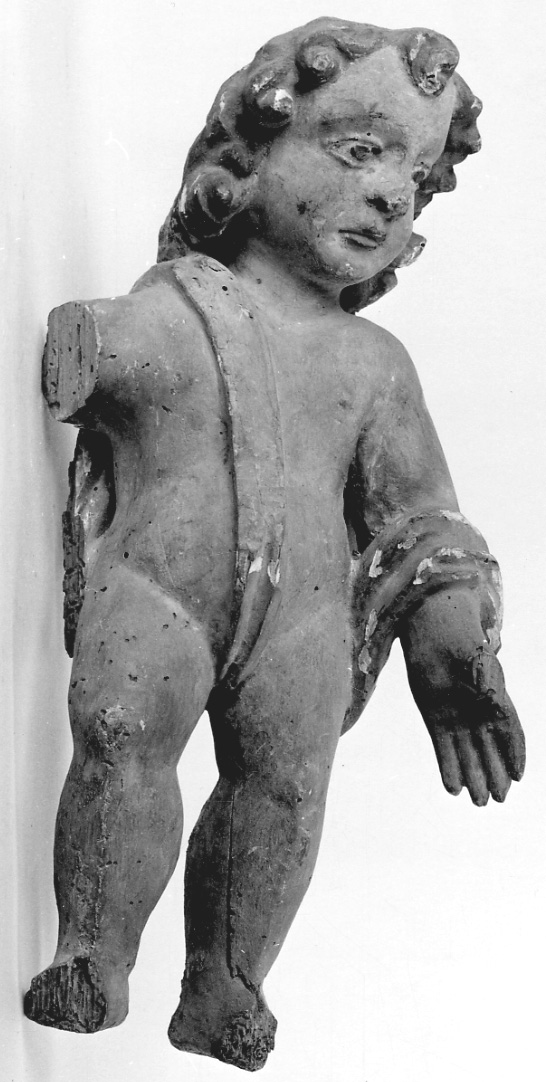 cherubino (scultura, opera isolata) - ambito della Valsesia (prima metà sec. XVII)