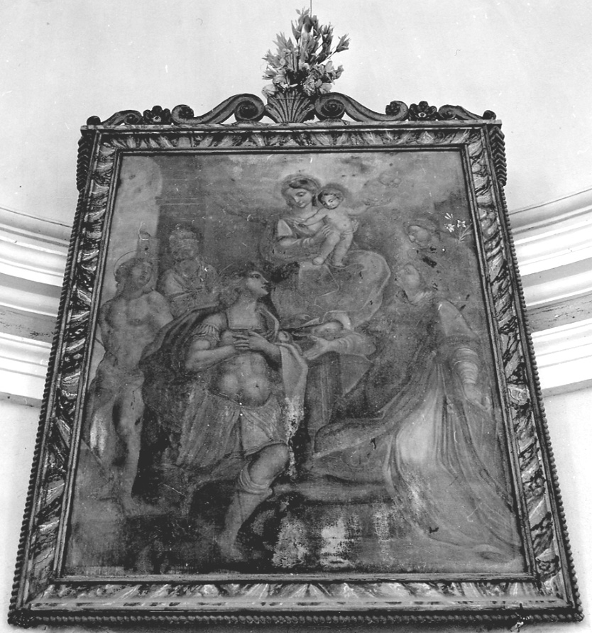 Madonna con Bambino e Santi (dipinto, opera isolata) - ambito della Valsesia (prima metà sec. XIX)