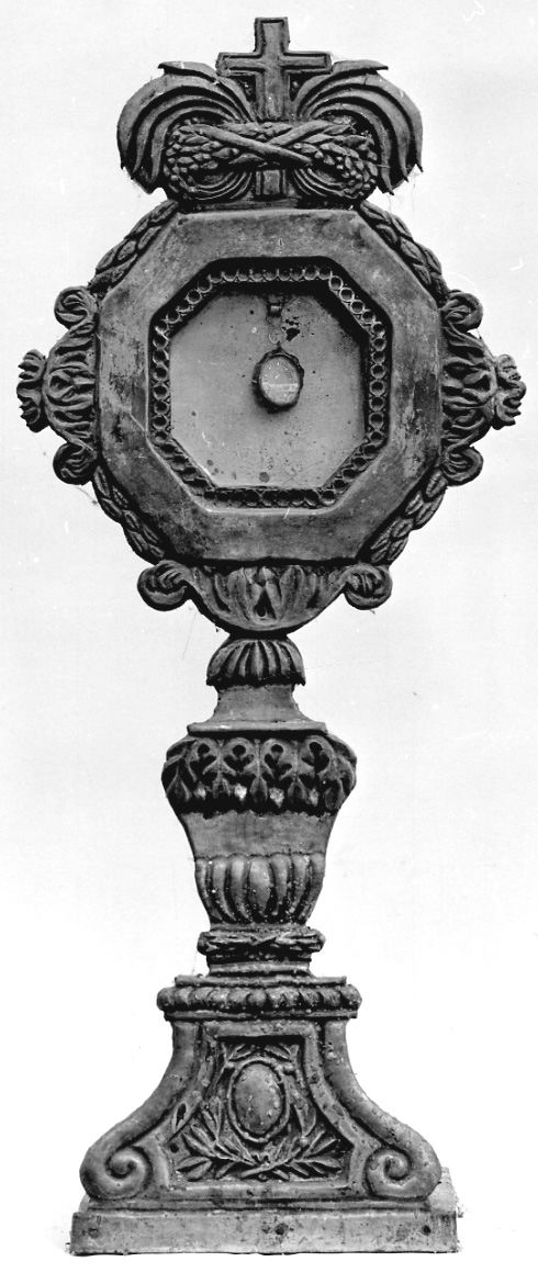 reliquiario - a ostensorio, opera isolata - bottega lombardo-piemontese (prima metà sec. XIX)