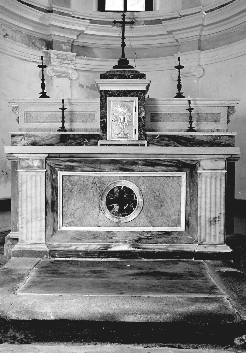 altare, opera isolata - bottega lombardo-piemontese (ultimo quarto sec. XVIII)