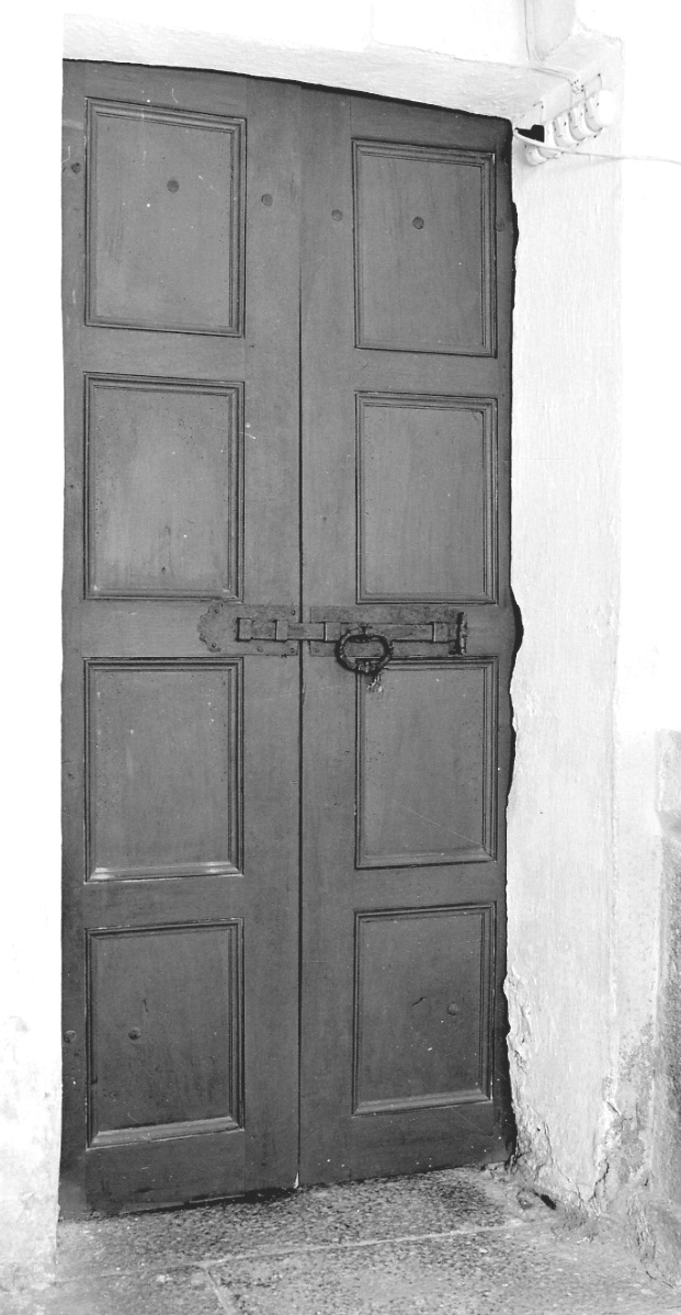 porta - a due battenti, opera isolata - bottega della Valsesia (sec. XVIII)