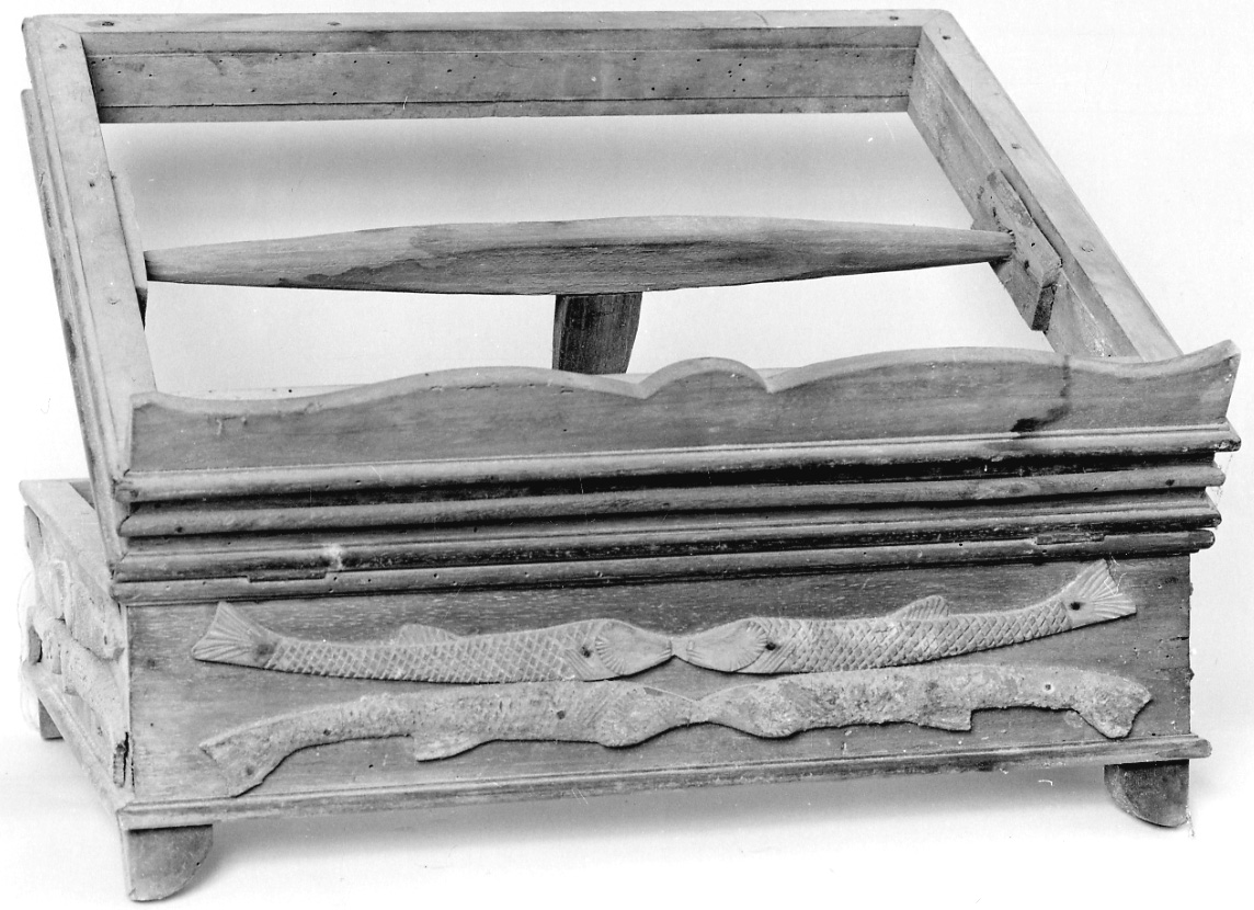 leggio d'altare, opera isolata - bottega della Valsesia (prima metà sec. XIX)