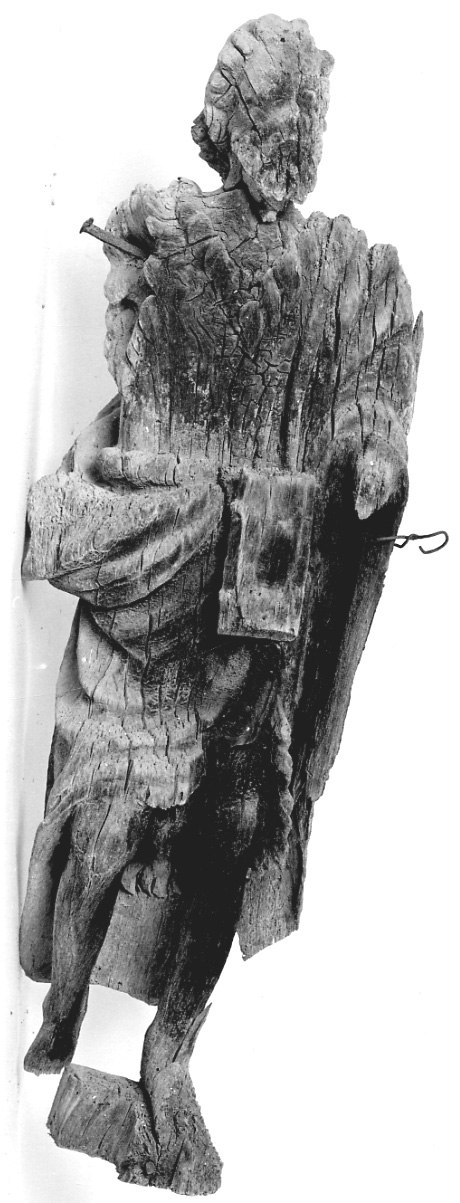 San Giovanni Battista (statua, opera isolata) - ambito della Valsesia (prima metà sec. XVII)