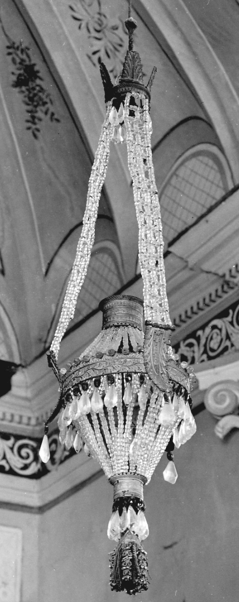 lampadario, opera isolata - produzione lombardo-piemontese (ultimo quarto sec. XIX)