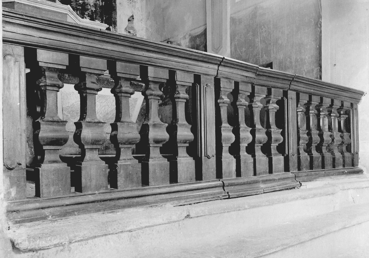 balaustrata, opera isolata - bottega della Valsesia (sec. XVIII)