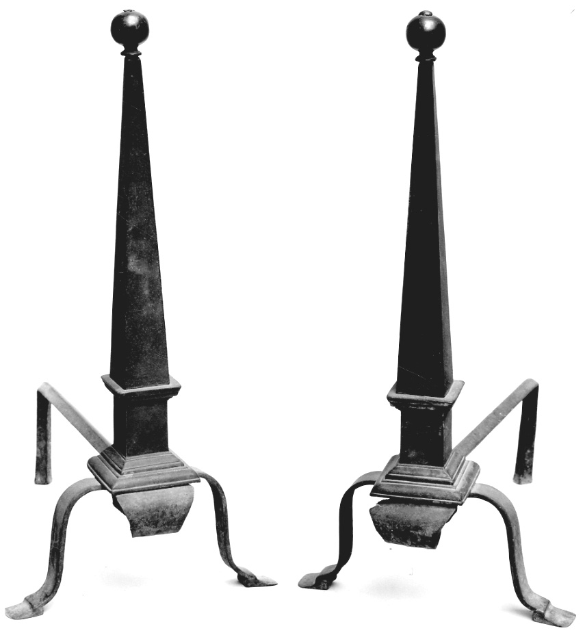 alare, serie - ambito italiano (seconda metà sec. XVIII)