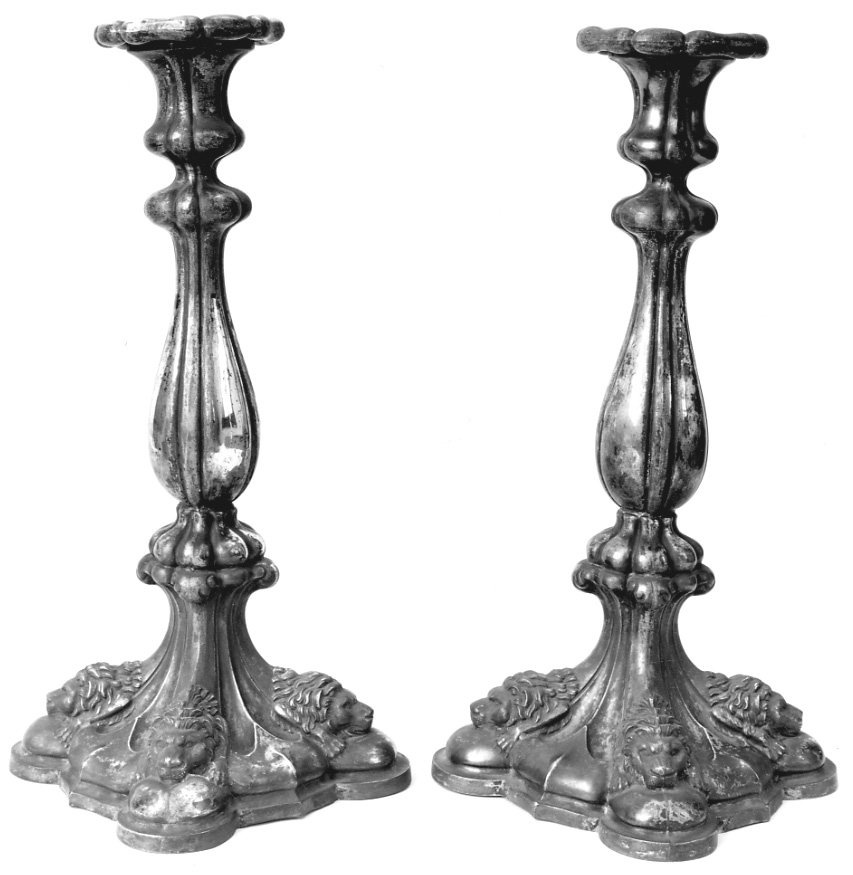 candeliere, serie - bottega torinese (sec. XIX)