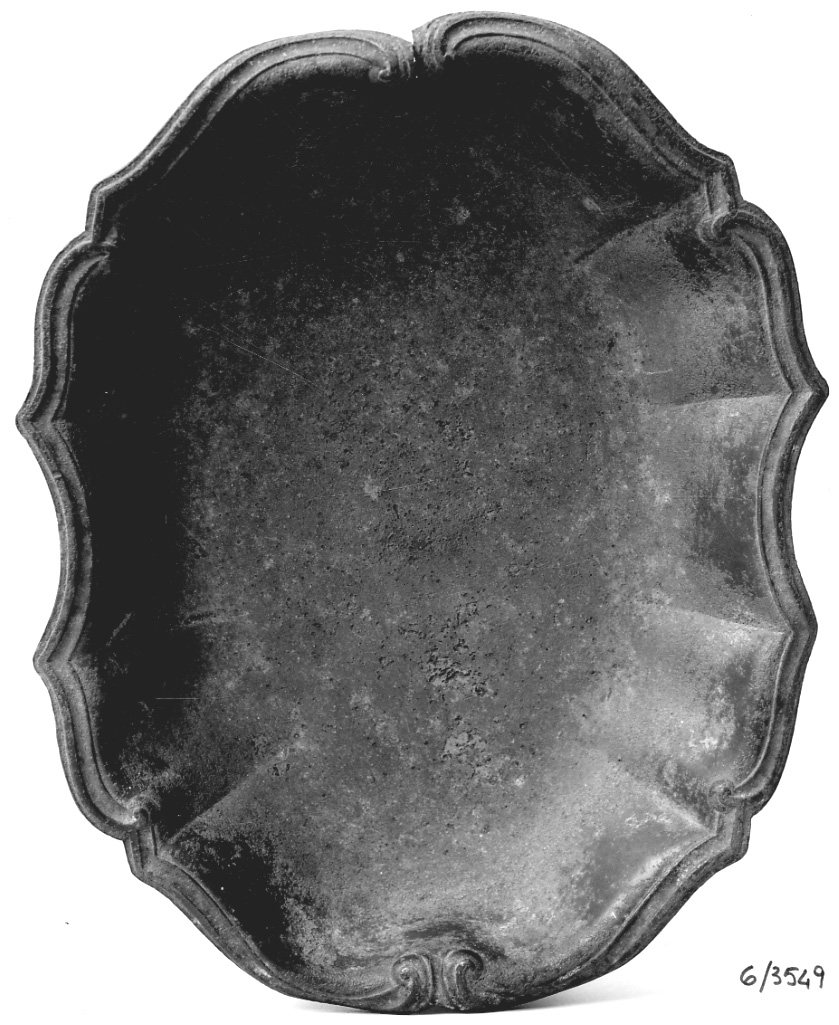 vassoio, opera isolata di Taudin Ennemon Simone (sec. XVIII)