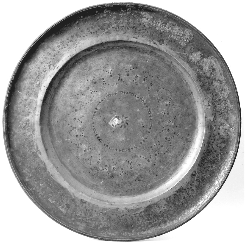 piatto, opera isolata - bottega piemontese (metà sec. XVIII)