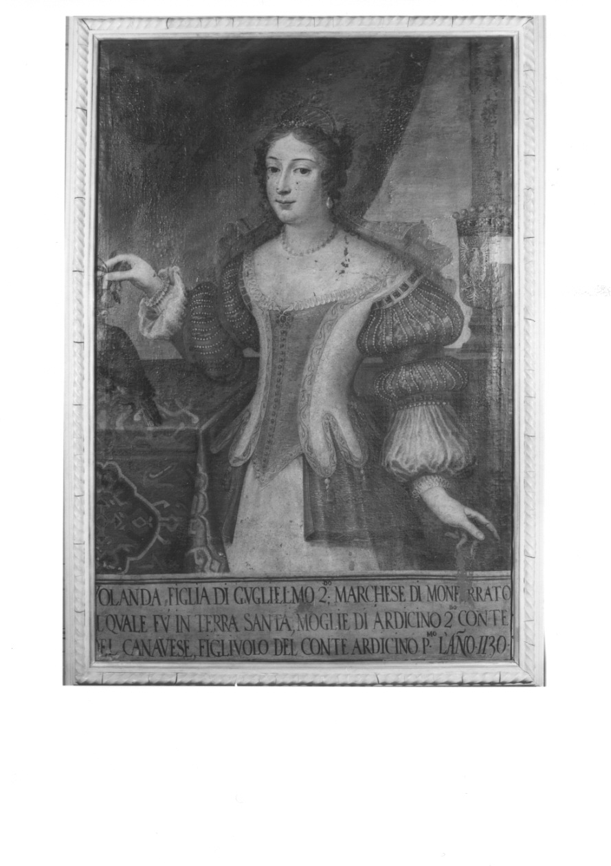 ritratto di Jolanda di Monferrato (dipinto, opera isolata) - ambito piemontese (sec. XVII)