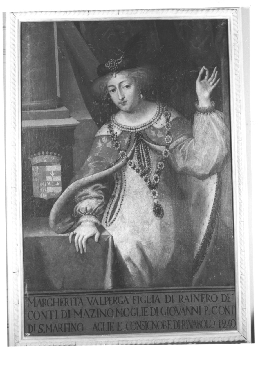 ritratto di Margherita Valperga di Masino (dipinto, opera isolata) - ambito piemontese (sec. XVII)