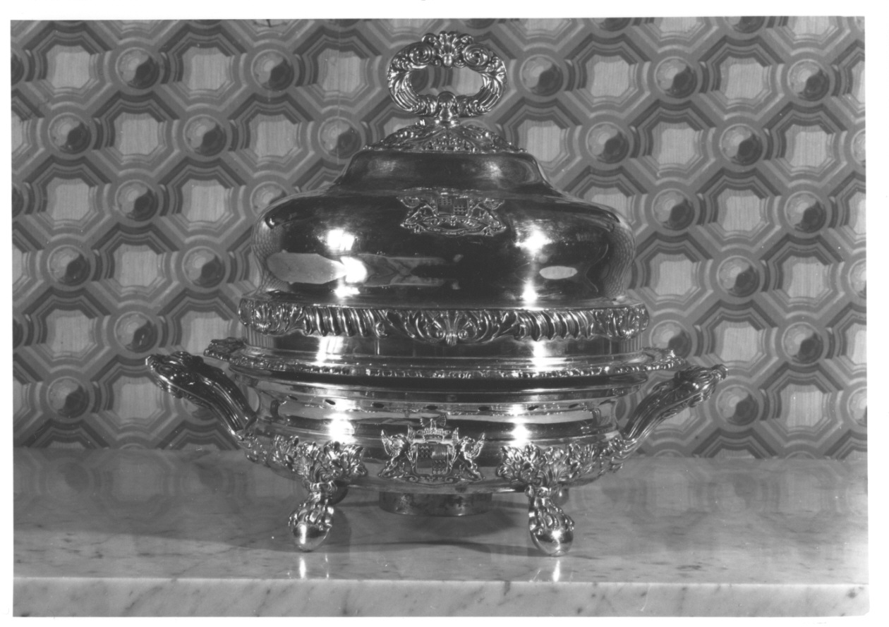 scaldavivande, serie - manifattura parigina (sec. XIX)