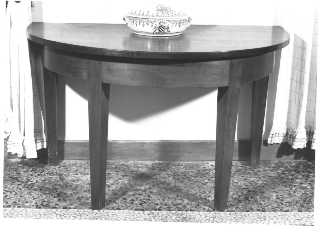 tavolino, opera isolata - bottega piemontese (fine sec. XIX)