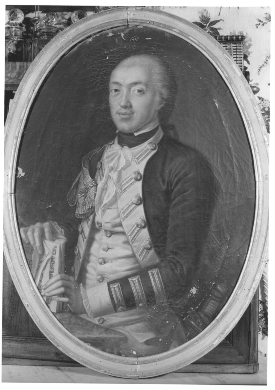 ritratto d'uomo (dipinto, opera isolata) - ambito piemontese (fine sec. XVIII)