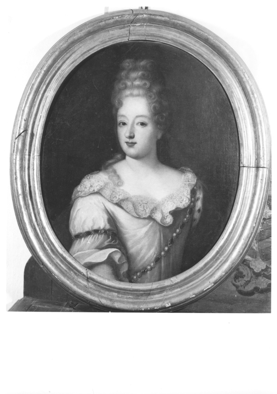 ritratto di Maria Giovanna Battista di Savoia-Nemours (dipinto, opera isolata) - ambito piemontese (fine sec. XVII)