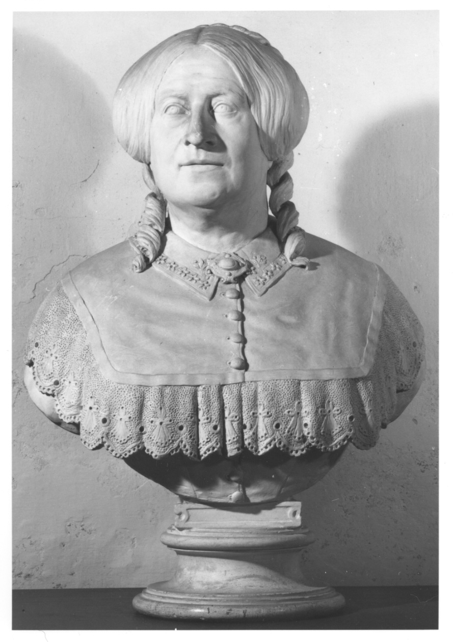 busto ritratto di Maria Gropallo San Germano (calco di scultura, opera isolata) - bottega piemontese (ultimo quarto sec. XIX)