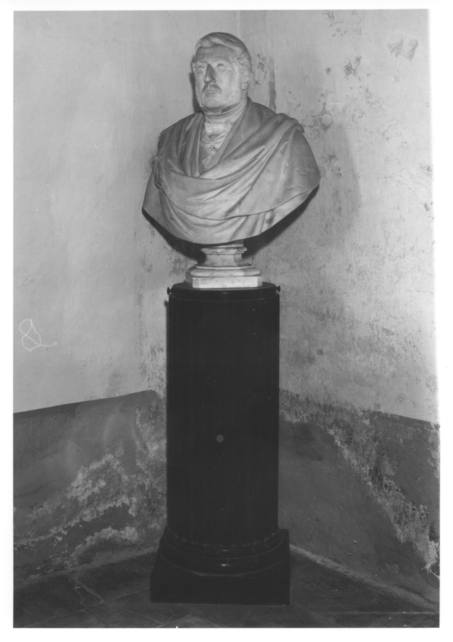busto ritratto di Raimondo San Martino di San Germano (busto, opera isolata) di Albertoni Giovanni (terzo quarto sec. XIX)