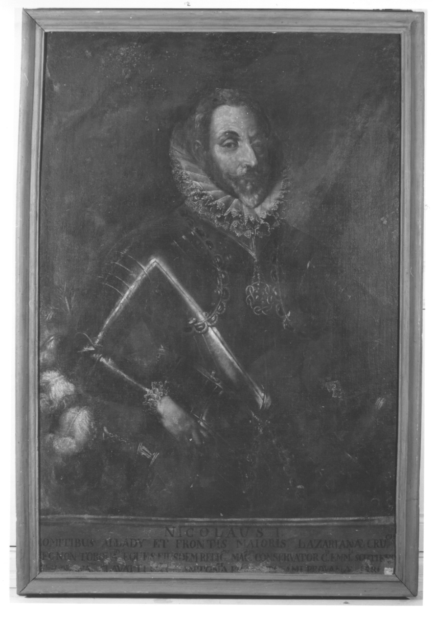 ritratto di Nicola I (dipinto, opera isolata) - ambito piemontese (sec. XVII)