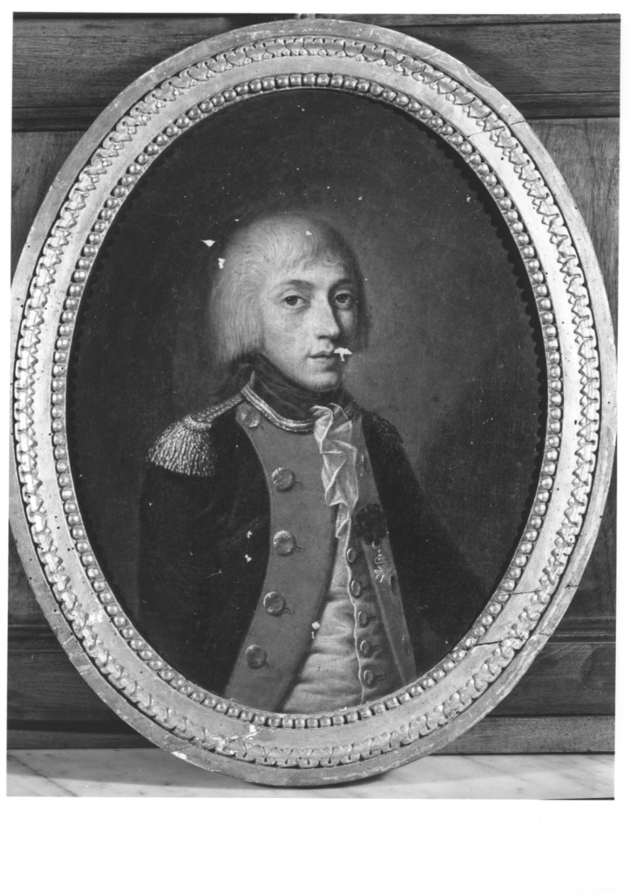 ritratto d'uomo (dipinto, opera isolata) - ambito piemontese (fine/inizio secc. XVIII/ XIX, sec. XIX)