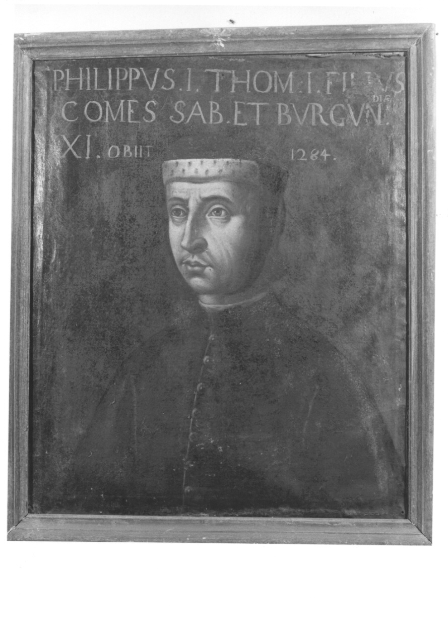 ritratto di Filippo I di Savoia (dipinto, opera isolata) - ambito piemontese (secondo quarto sec. XVII)