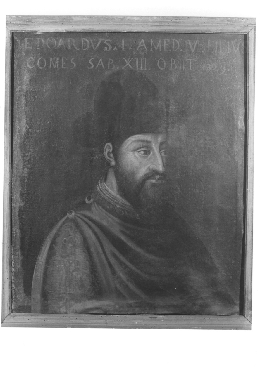 ritratto di Edoardo I di Savoia (dipinto, opera isolata) - ambito piemontese (secondo quarto sec. XVII)