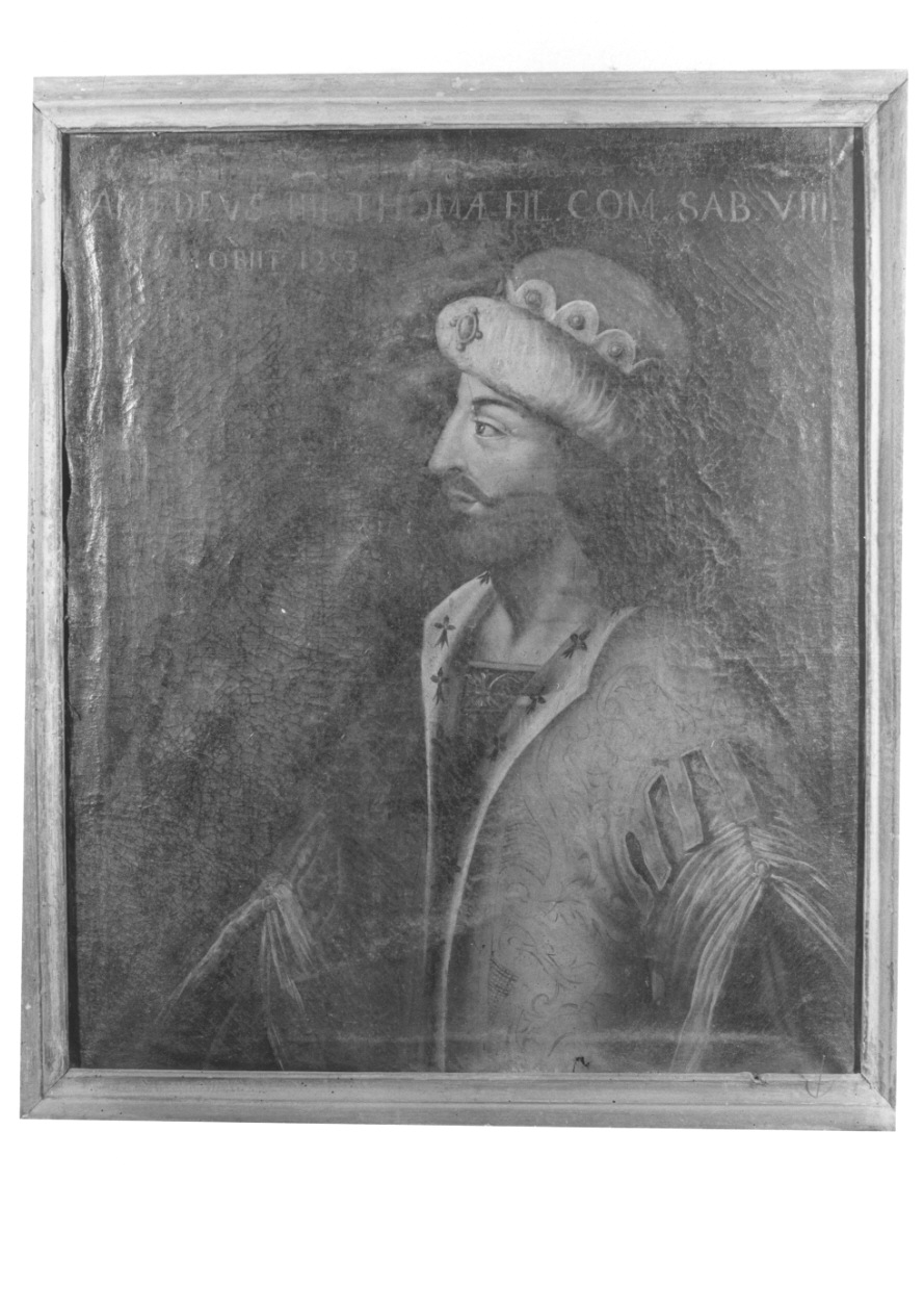 ritratto di Amedeo IV di Savoia (dipinto, opera isolata) - ambito piemontese (secondo quarto sec. XVII)