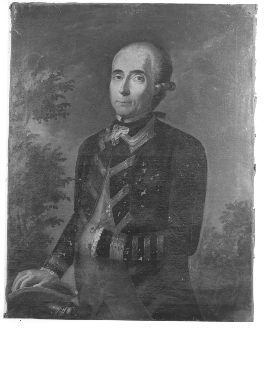 ritratto d'uomo (dipinto, opera isolata) di Panealbo Giovanni (ultimo quarto sec. XVIII)