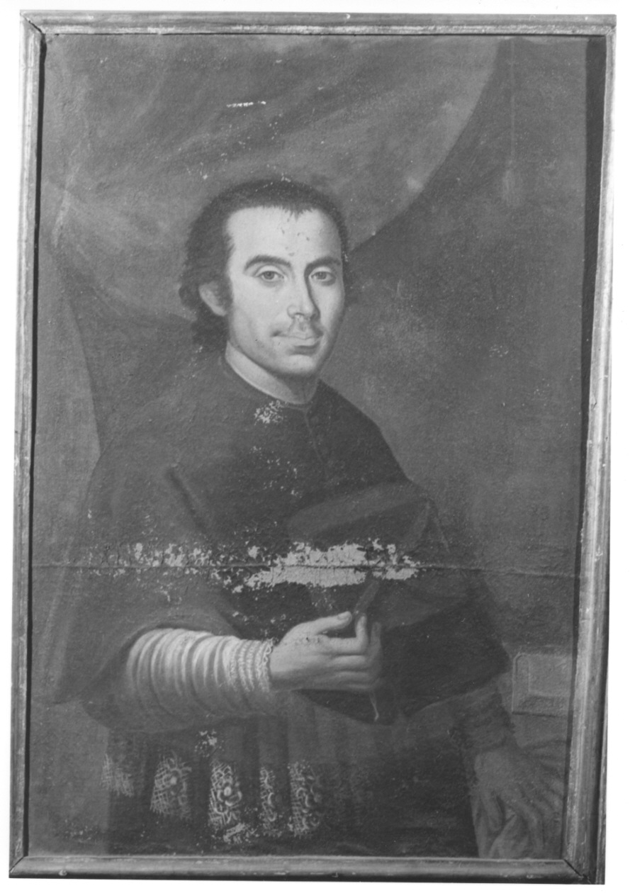 ritratto di prelato (dipinto, opera isolata) di Panealbo Giovanni (ultimo quarto sec. XVIII)
