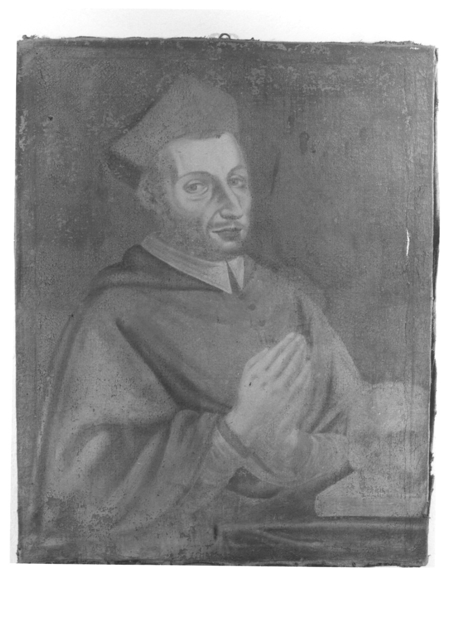 ritratto a mezza figura di San Carlo Borromeo (dipinto, opera isolata) - ambito piemontese (secondo quarto sec. XVII)